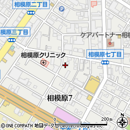 神奈川県相模原市中央区相模原7丁目6-25周辺の地図