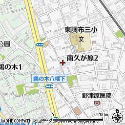 東京都大田区南久が原2丁目20-16周辺の地図