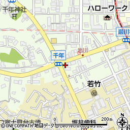 神奈川県川崎市高津区千年624周辺の地図
