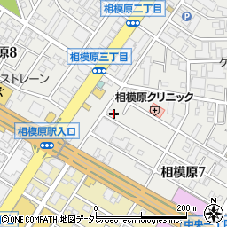 神奈川県相模原市中央区相模原7丁目4-33周辺の地図