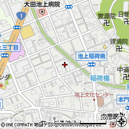 東京都大田区池上3丁目10-3周辺の地図