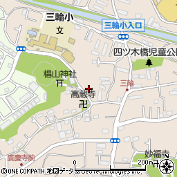 東京都町田市三輪町372周辺の地図