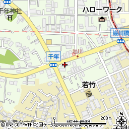 神奈川県川崎市高津区千年622-1周辺の地図