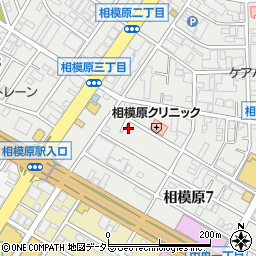 神奈川県相模原市中央区相模原7丁目4-2周辺の地図