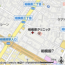 神奈川県相模原市中央区相模原7丁目4-2-1周辺の地図