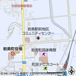 岩美駅前地区コミュニティセンター周辺の地図
