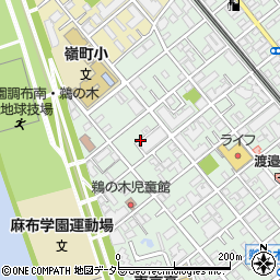 東京都大田区鵜の木3丁目30周辺の地図