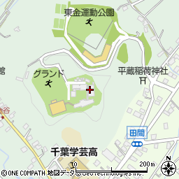 千葉県出先機関　教育庁・東金青年の家周辺の地図