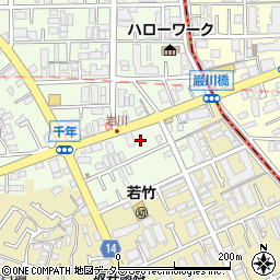 神奈川県川崎市高津区千年609周辺の地図