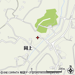 神奈川県川崎市麻生区岡上周辺の地図