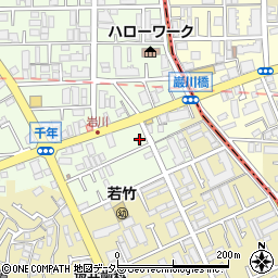 神奈川県川崎市高津区千年607周辺の地図