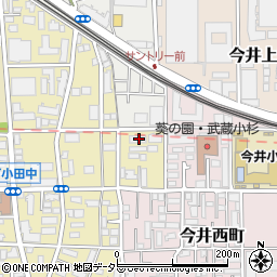 神奈川県川崎市中原区下小田中2丁目24-12周辺の地図