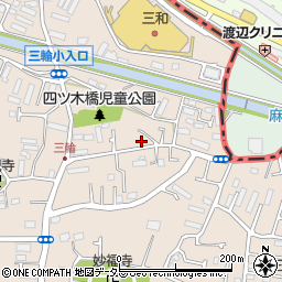 東京都町田市三輪町410周辺の地図