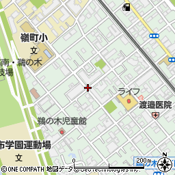 東京都大田区鵜の木3丁目周辺の地図