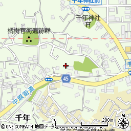 神奈川県川崎市高津区千年485周辺の地図