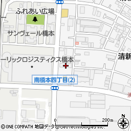 進映社相模原事業所周辺の地図