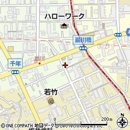 神奈川県川崎市高津区千年604周辺の地図