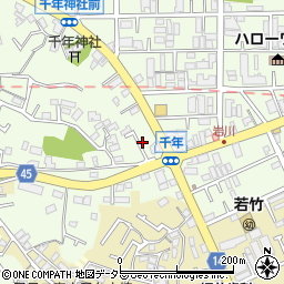 神奈川県川崎市高津区千年555周辺の地図