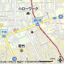 神奈川県川崎市高津区千年603周辺の地図