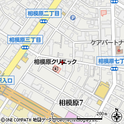 神奈川県相模原市中央区相模原7丁目5-7周辺の地図