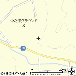 岐阜県関市中之保寺田周辺の地図
