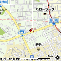 神奈川県川崎市高津区千年638周辺の地図