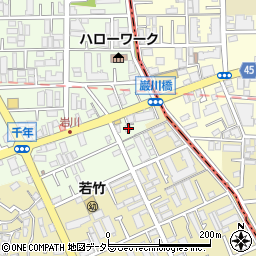 神奈川県川崎市高津区千年602周辺の地図