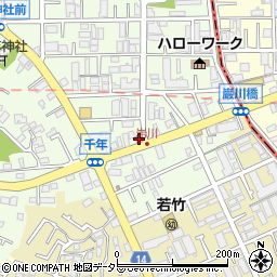神奈川県川崎市高津区千年638-1周辺の地図