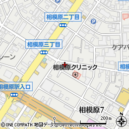 神奈川県相模原市中央区相模原7丁目5-2周辺の地図