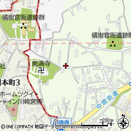 神奈川県川崎市高津区千年358周辺の地図