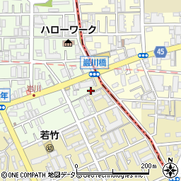 神奈川県川崎市高津区子母口416周辺の地図