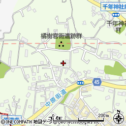 神奈川県川崎市高津区千年419-2周辺の地図