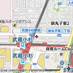 三井住友トラスト不動産株式会社　武蔵小杉センター周辺の地図
