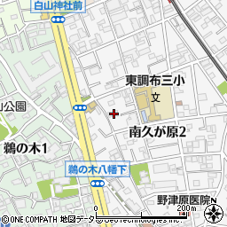 東京都大田区南久が原2丁目18-18周辺の地図