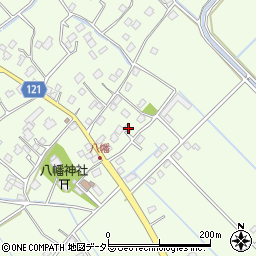 千葉県山武市白幡885-1周辺の地図