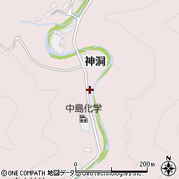 岐阜県美濃市神洞500周辺の地図