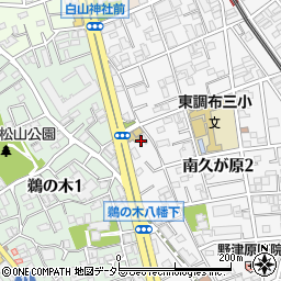 東京都大田区南久が原2丁目19周辺の地図