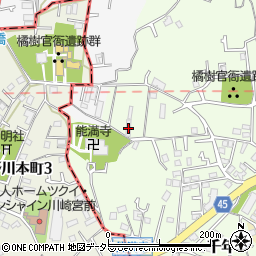 神奈川県川崎市高津区千年357-1周辺の地図