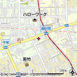 神奈川県川崎市高津区千年602-4周辺の地図
