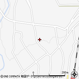 岐阜県中津川市坂下1684周辺の地図