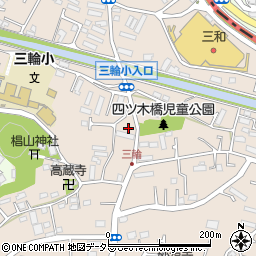 東京都町田市三輪町382周辺の地図