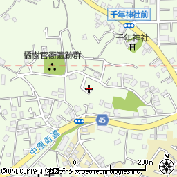 神奈川県川崎市高津区千年478-8周辺の地図