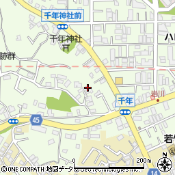 神奈川県川崎市高津区千年507-9周辺の地図
