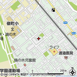 東京都大田区鵜の木3丁目22周辺の地図