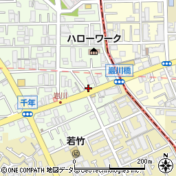 神奈川県川崎市高津区千年644周辺の地図