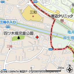 東京都町田市三輪町435周辺の地図