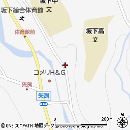岐阜県中津川市坂下1529周辺の地図