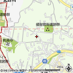 神奈川県川崎市高津区千年362-1周辺の地図