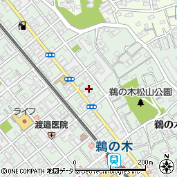 東京都大田区鵜の木3丁目12周辺の地図