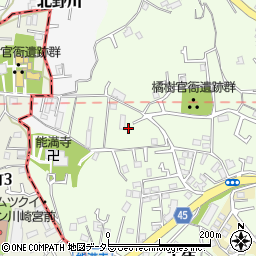 神奈川県川崎市高津区千年363-10周辺の地図